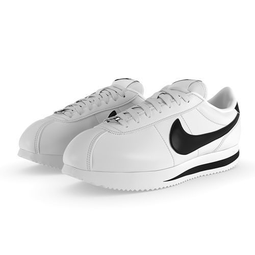 Nike Cortez Basic PBR Low-poly 3D model