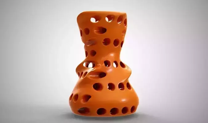 Perforated Vase 3D print model