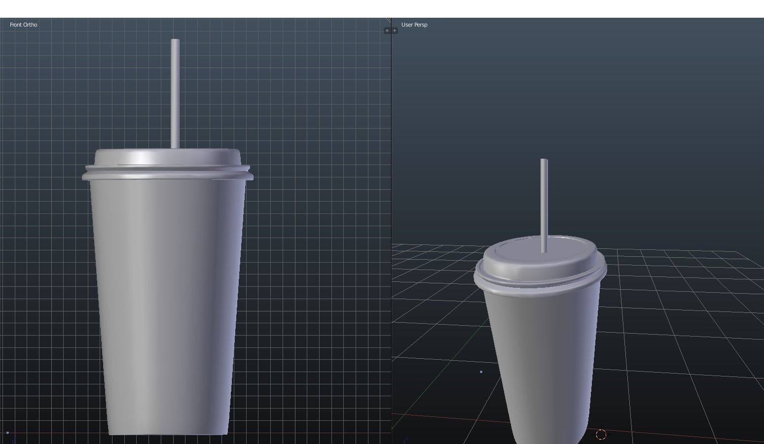 Plastic Cups 3D model_5