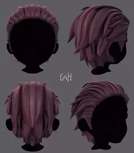 3D Hair style for boy V23