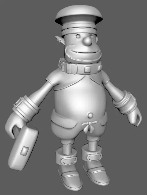 Cinna from FFIX 3D print model