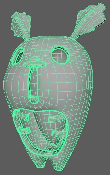 Carrit leaf 3D model_5