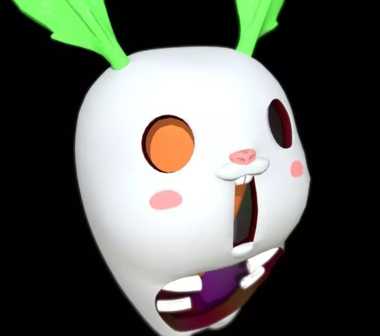 Carrit leaf 3D model_0