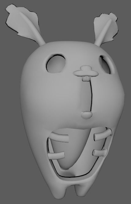 Carrit leaf 3D model_4