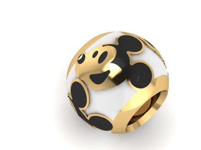 happy mcky mouse charm ball  3D print model