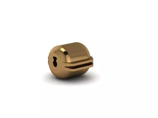 cylinder charm lock set 3D print model_0