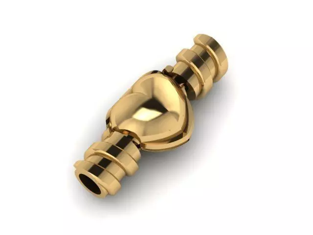 heart charm lock set  3D print model_0