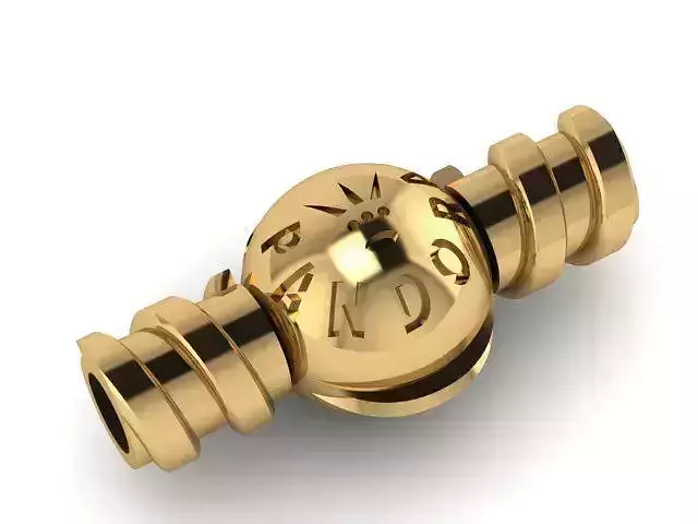 writing and sphere charm lock set 3D print model