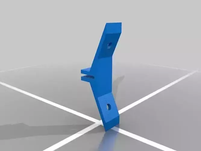 Mailbox name and address plate bracket Free 3D print model
