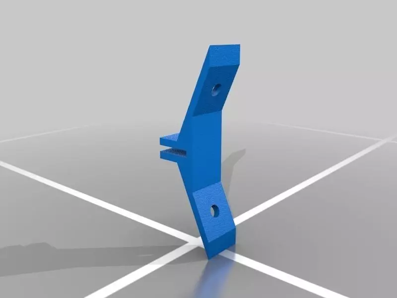 Mailbox name and address plate bracket Free 3D print model