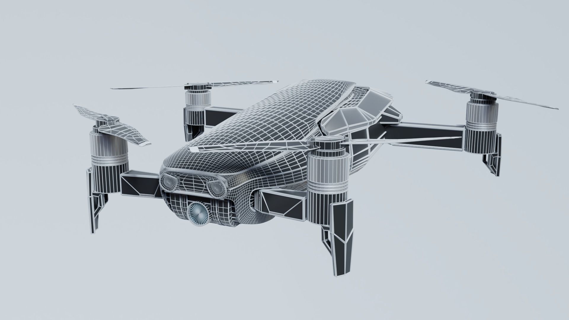 DJI Mavic Air Drone 3D model_6