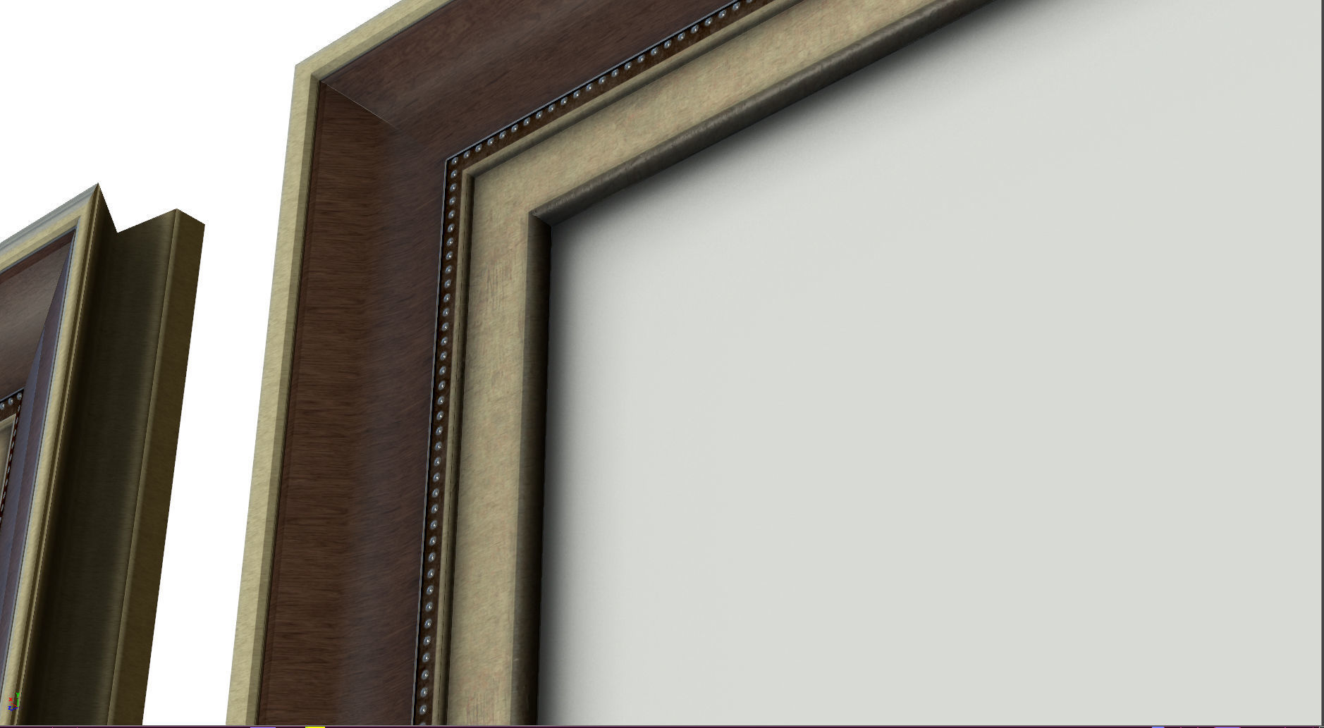 Picture frame -  game ready - VR AR Low-poly 3D model_16
