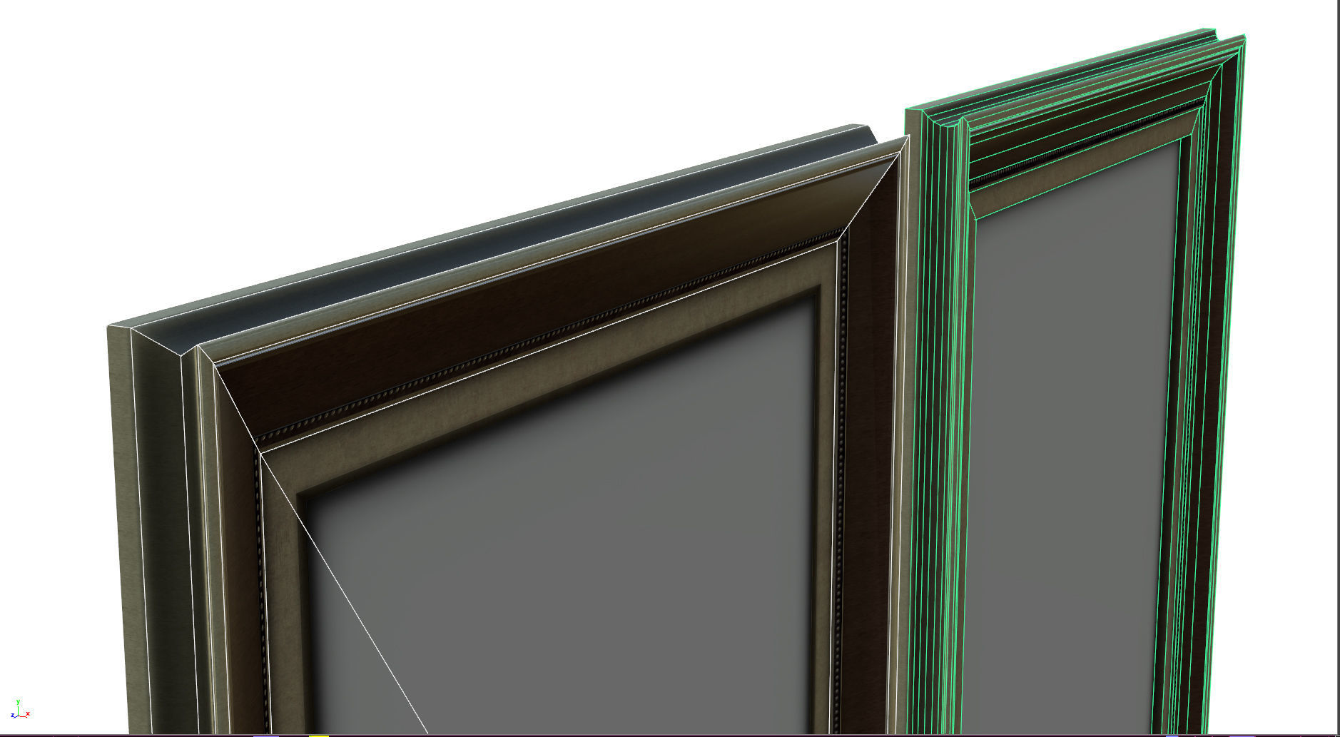 Picture frame -  game ready - VR AR Low-poly 3D model_15