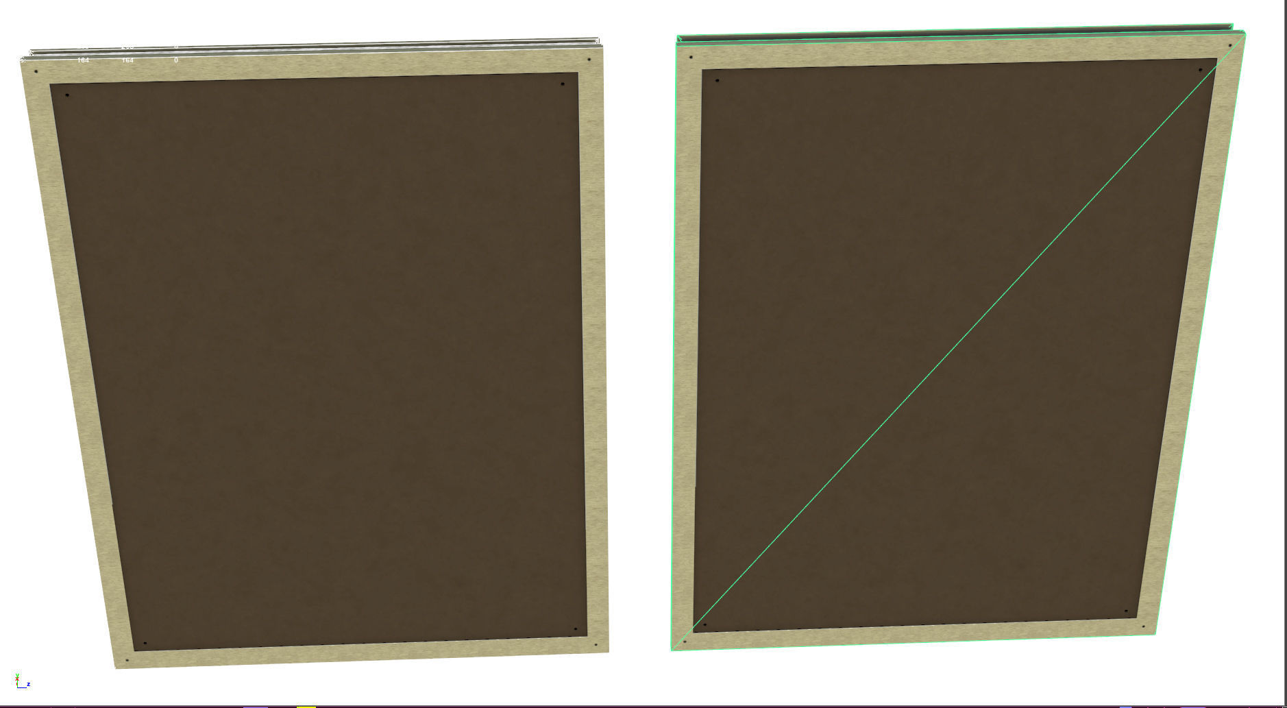 Picture frame -  game ready - VR AR Low-poly 3D model_13