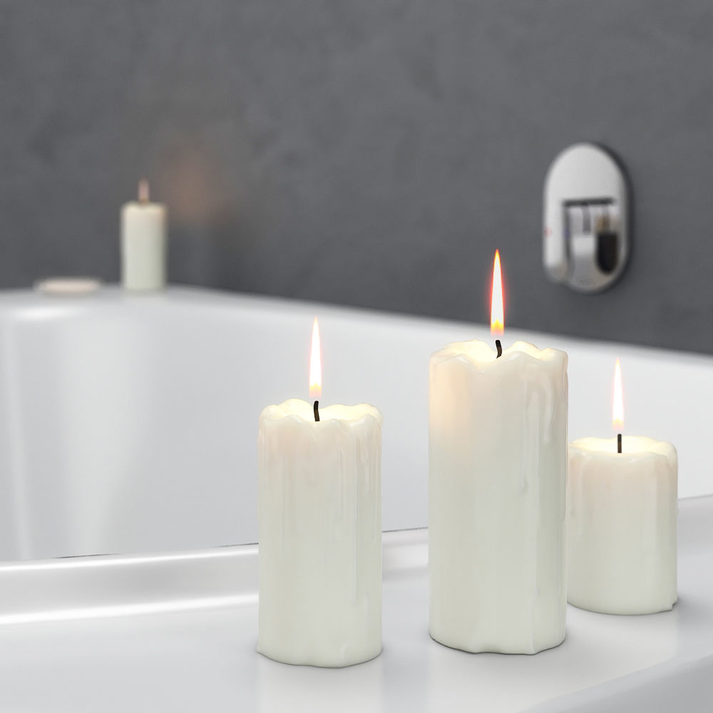 Set of baths Ravak set 14 -LoveStory -Chrome -Rosa 95 -BeHapp 3D model_6