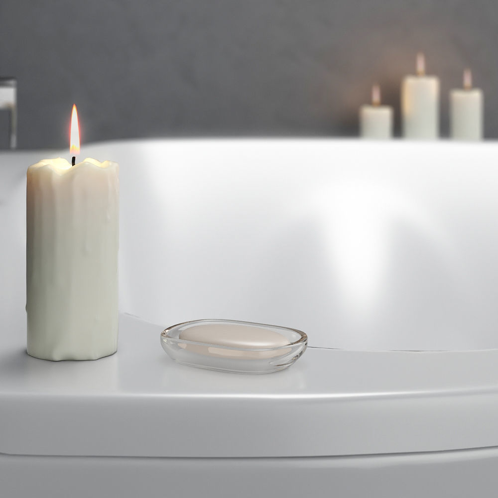 Set of baths Ravak set 14 -LoveStory -Chrome -Rosa 95 -BeHapp 3D model_4