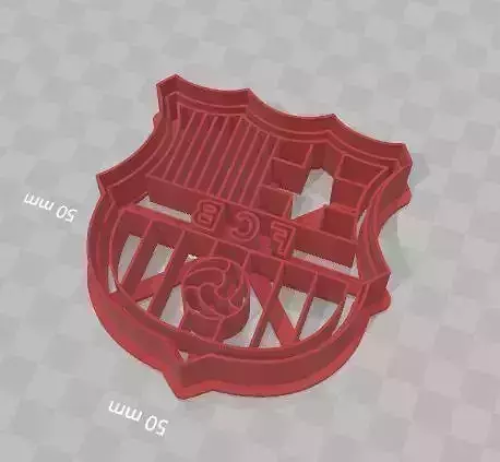 Barcelona Shield Cookie Cutter Escudo Cortante Galletas