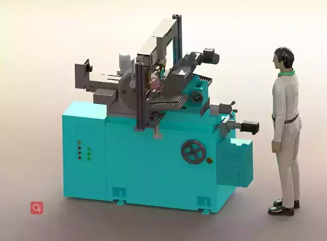Automatic loading of centerless grinding machine 3D model