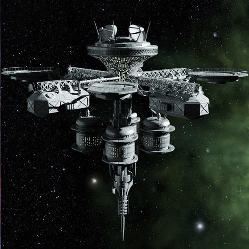 space station 3D model