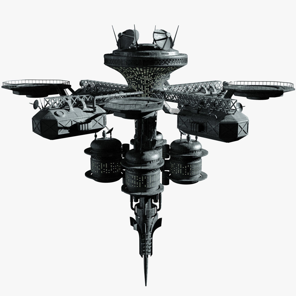 space station 3D model_2