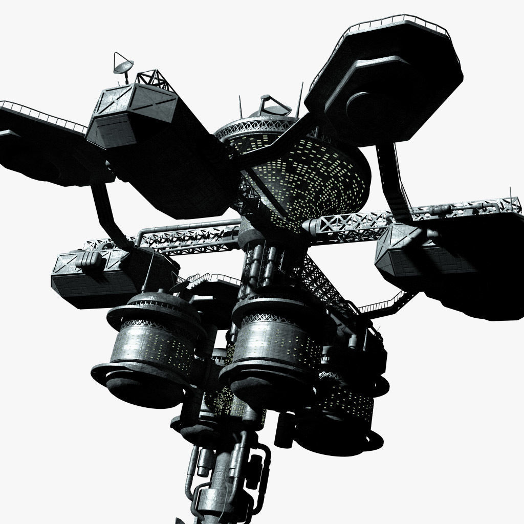 space station 3D model_5