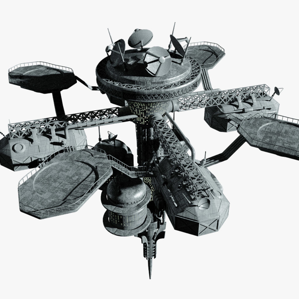 space station 3D model_4