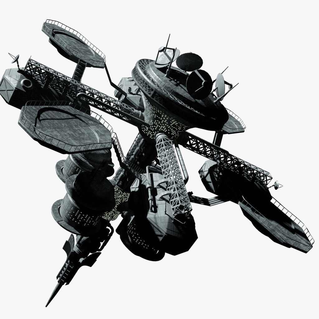 space station 3D model_3