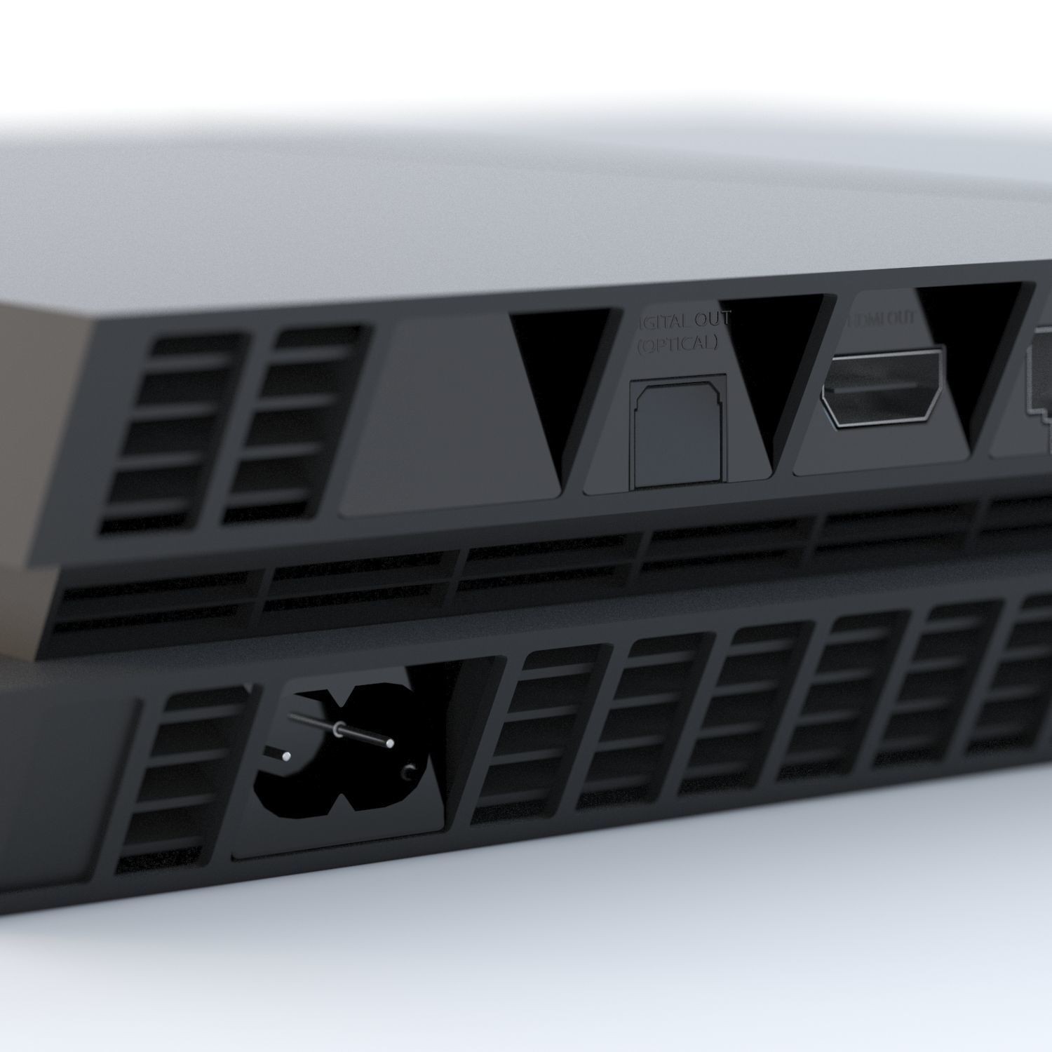 Sony PS4 3D model_4