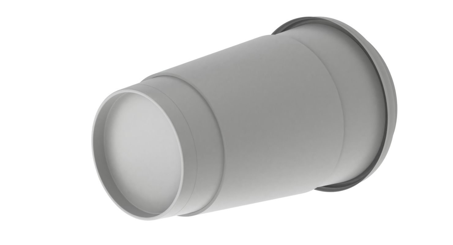 Takeout Coffee Cup with Lid and Holder 3D model_19