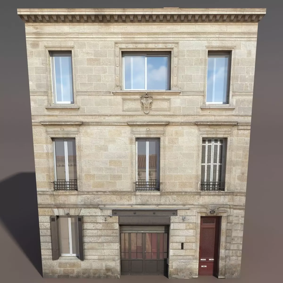 Apartment House 3D model_0