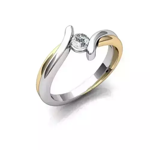Spiral Engagement Ring With Diamonds 39