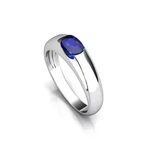 Engagement Ring With Sapphire 4
