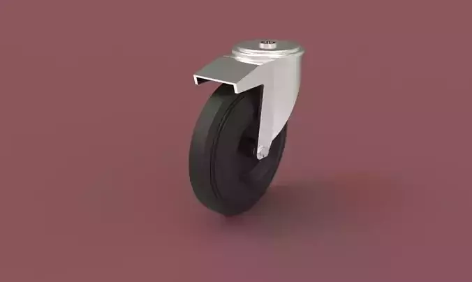 Roller swivel caster