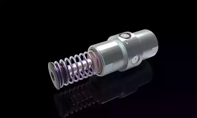 Shock Absorber Free 3D model