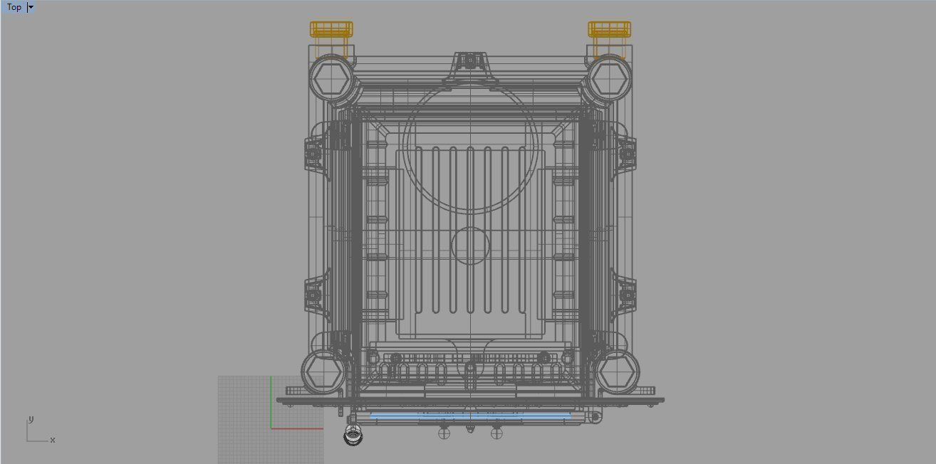 Wooden Stove Free 3D model_10