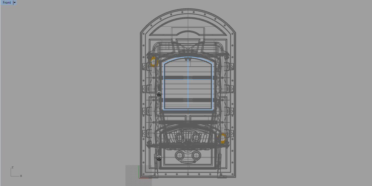 Wooden Stove Free 3D model_8