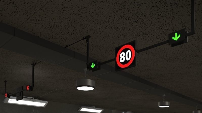 Tileable road tunnel 01 3D model_5