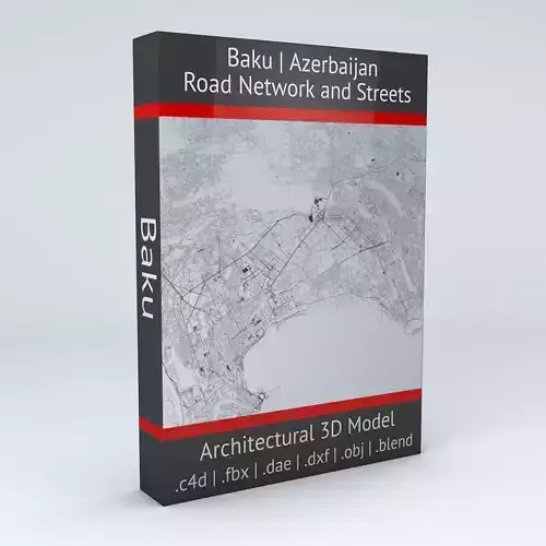 Baku Road Network and Streets