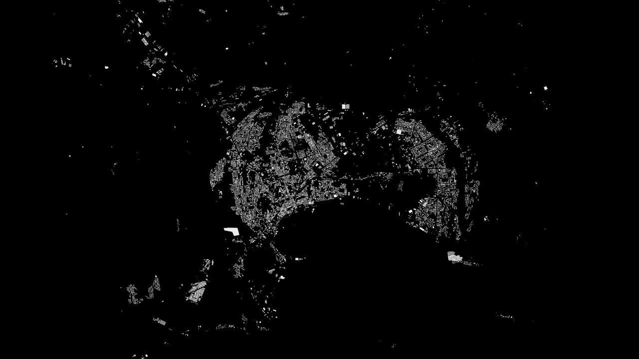 Baku Streets and Buildings 3D model_9