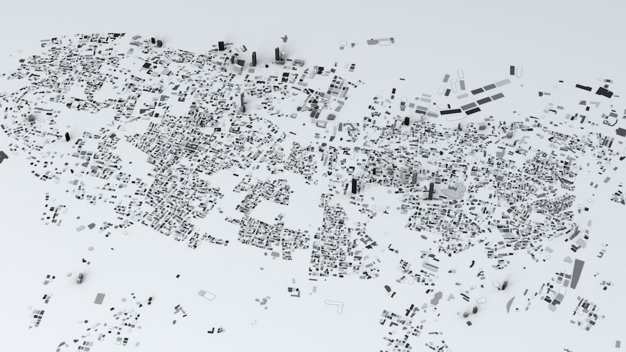 Beirut Streets and Buildings 3D model_1