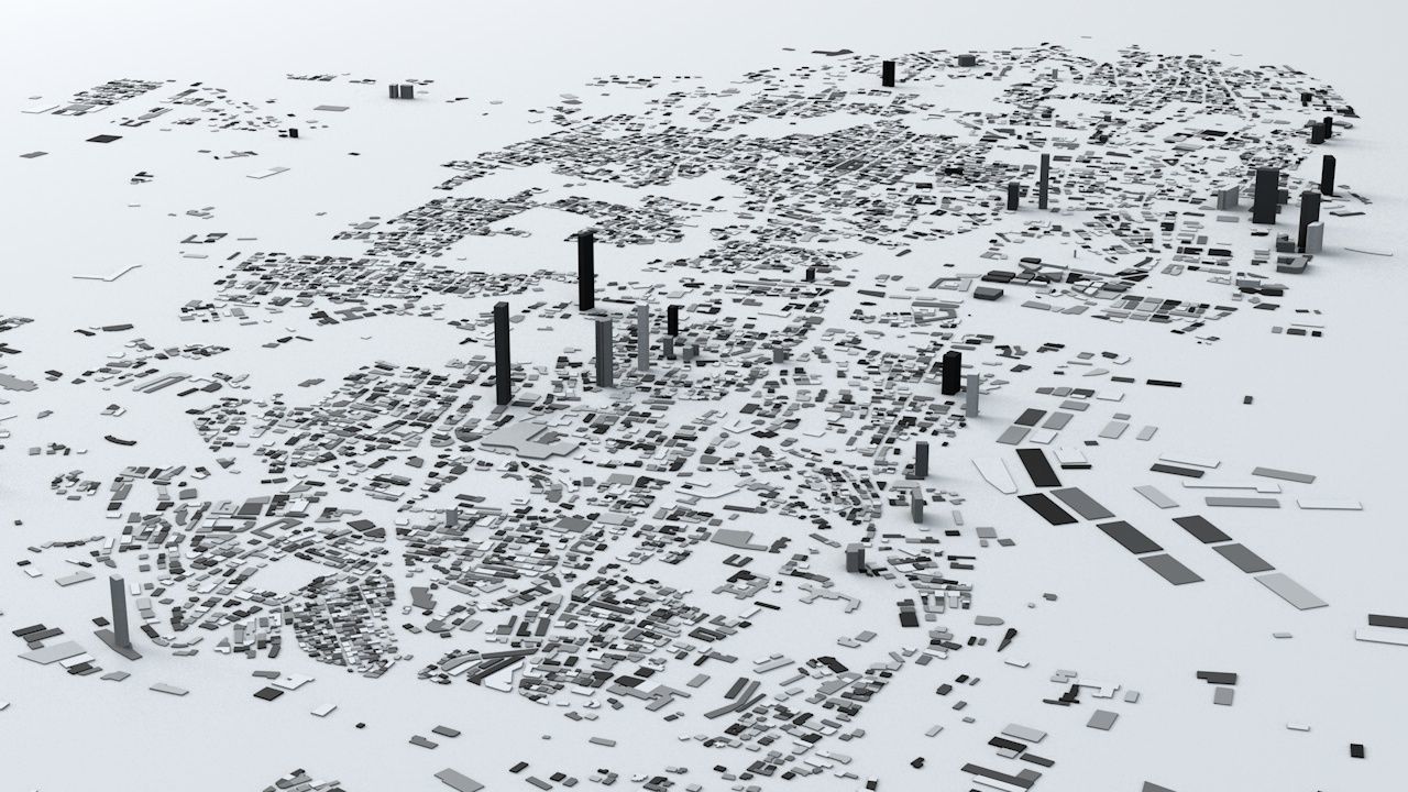 Beirut Streets and Buildings 3D model_7