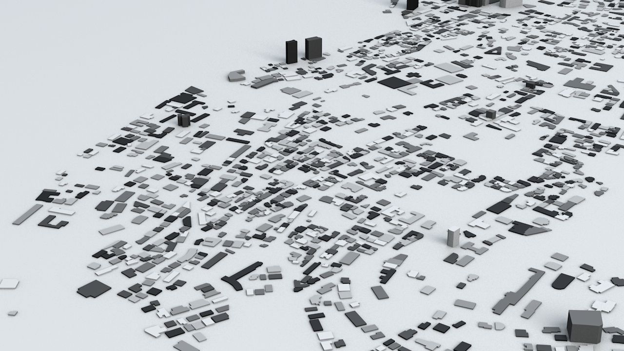 Beirut Streets and Buildings 3D model_4