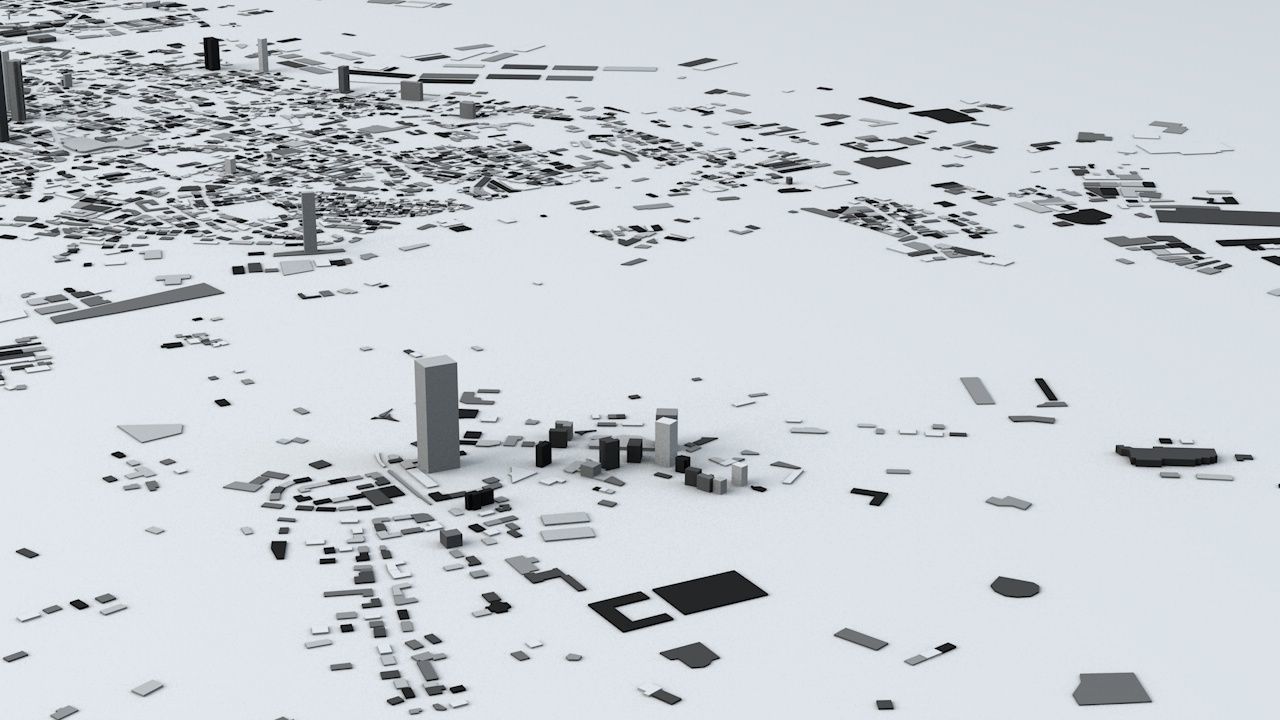 Beirut Streets and Buildings 3D model_6