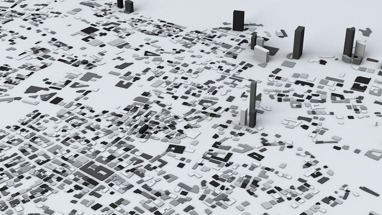 Beirut Streets and Buildings 3D model_5