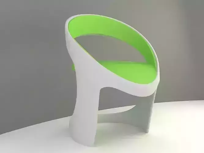 Chair Low-poly 3D model
