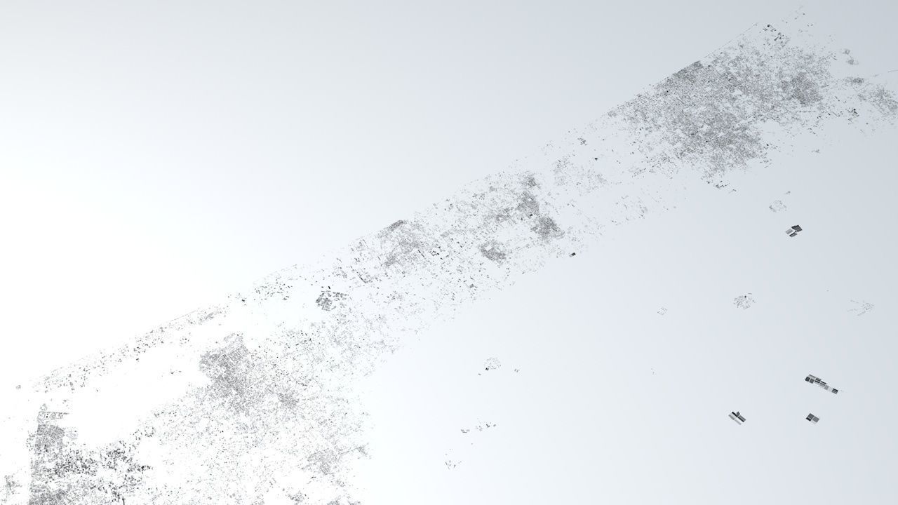 Gaza Strip Streets and Buildings 3D model_1