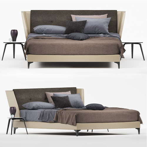 Modern bed 3D model