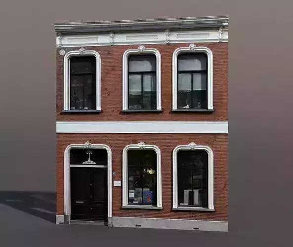 Apartment House 57 Low Poly 3d Model