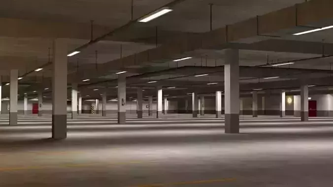 Underground parking garage 02