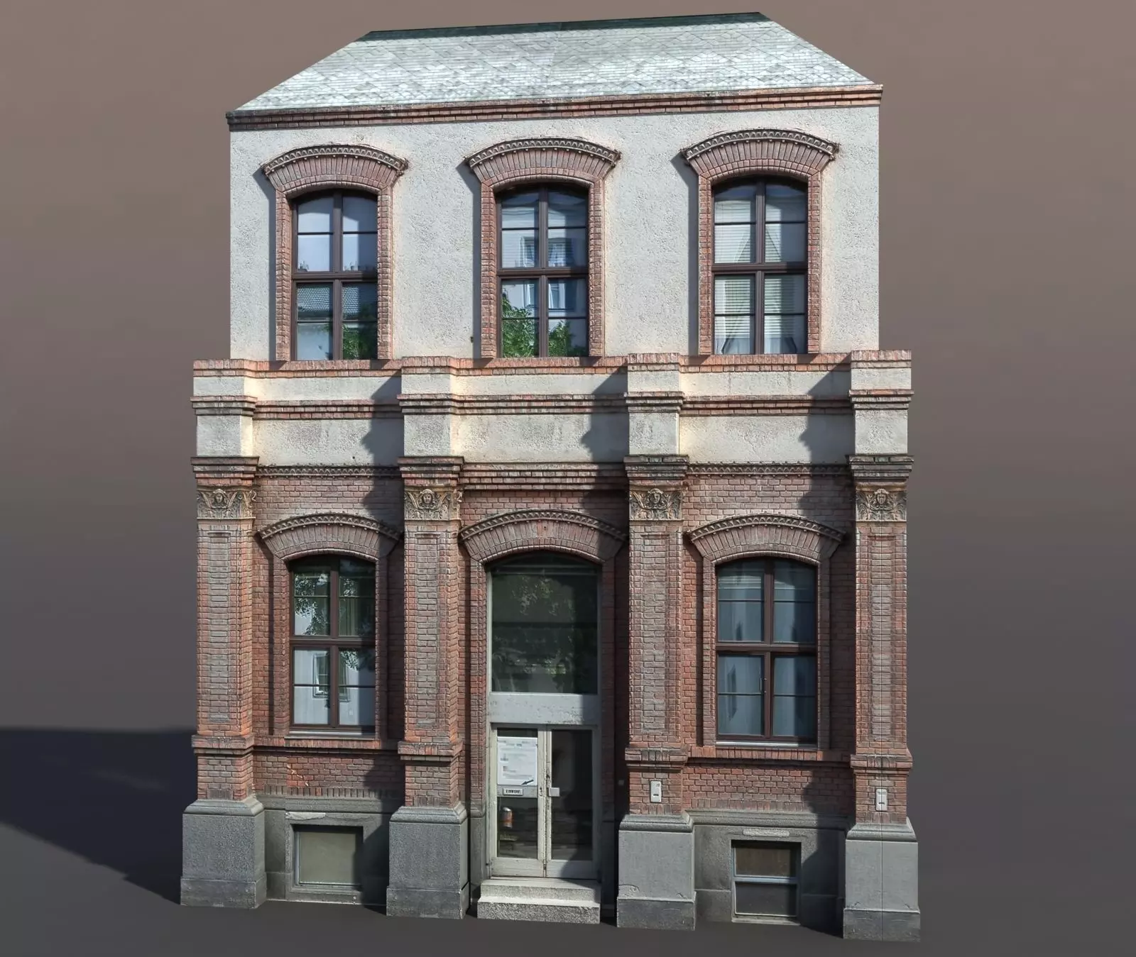 Apartment House 63 Low Poly 3d Model Low-poly 3D model_0